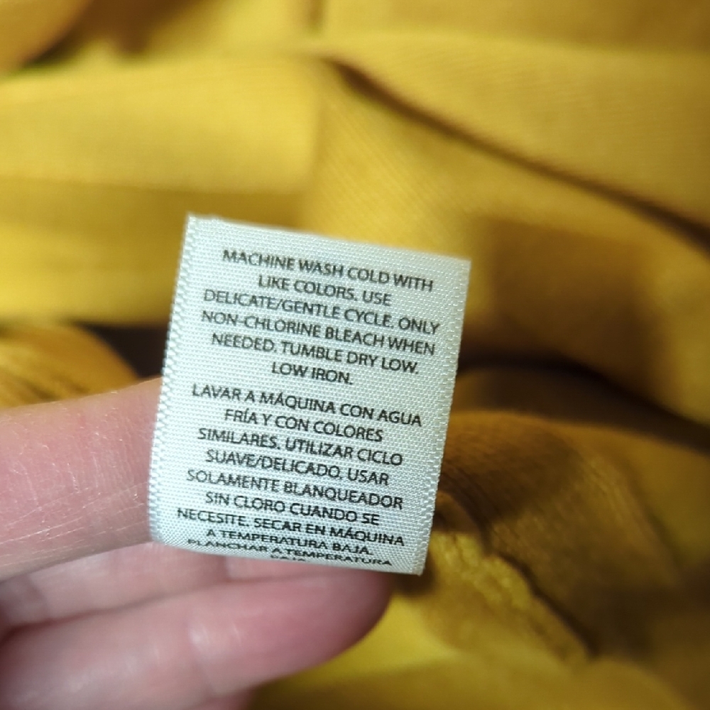 Yellow Open Front Cardigan - Picture 8 of 8
